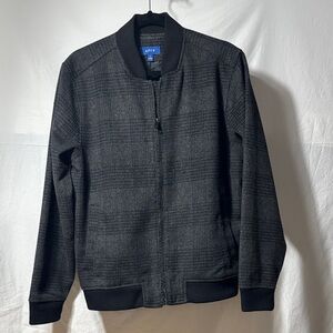 Apt. 9 Men's Charcoal Plaid Bomber Jacket